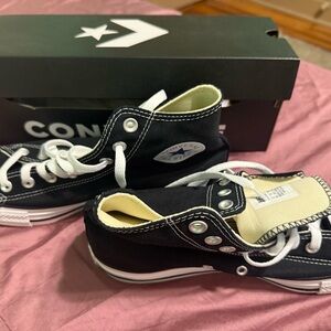 Converse Black and White High-Top Sneakers